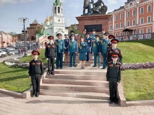 Наши кадеты приняли участие в акции «Одна страна, одна семья, одна Россия»