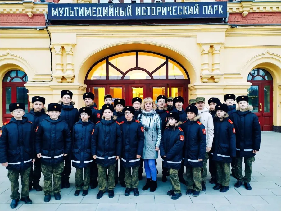 7 «Г» класс посетил мультимидийную выставку «Рюриковичи»