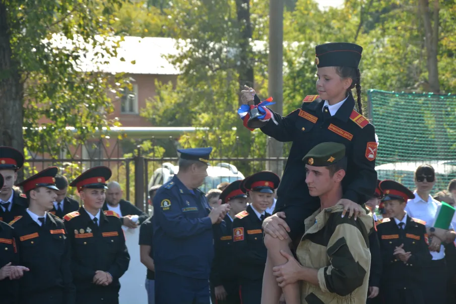 Сегодня в Нижегородской кадетской школе состоялся праздник, посвящённый Дню знаний!