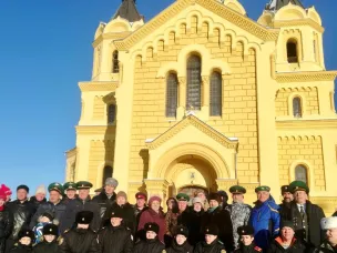 Кадеты Нижегородской Кадетской школы присутствовали на благословенном молебне, в день храмового праздника российских пограничников
