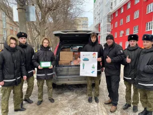 Кадеты приняли участие в акции сбора подарков к Новому году для участников Специальной Военной Операции