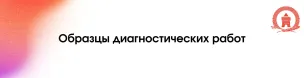 Образцы диагностических работ'
