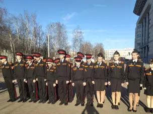 Кадеты 7г и 6б класса посетили торжественное мероприятие, посвящённое 30-летию образования ОМОН "Буревестник" Росгвардии по Нижегородской области