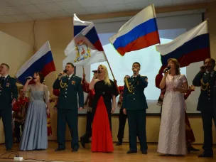 20 марта 2023 года в Нижегородской кадетской школе состоялся концерт Ансамбля песни и пляски Приволжского округа войск Национальной гвардии Российской Федерации.
