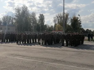 14 сентября в учебном центре «Гвардеец» состоялся смотр строя и песни.
