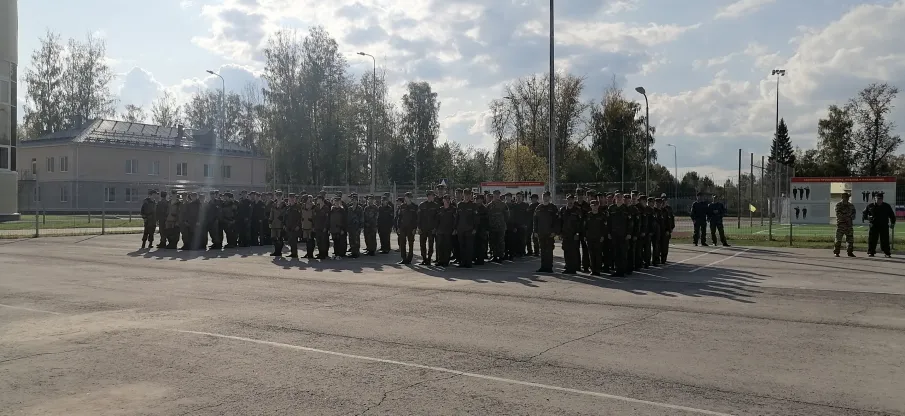 14 сентября в учебном центре «Гвардеец» состоялся смотр строя и песни.